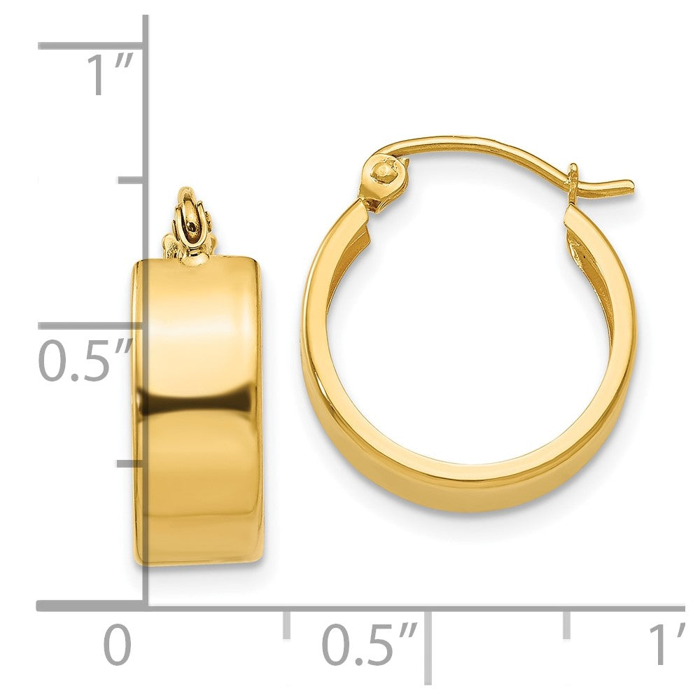 10k Small Hoop Earrings