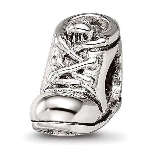 Sterling Silver Reflections Baby Shoe Bead