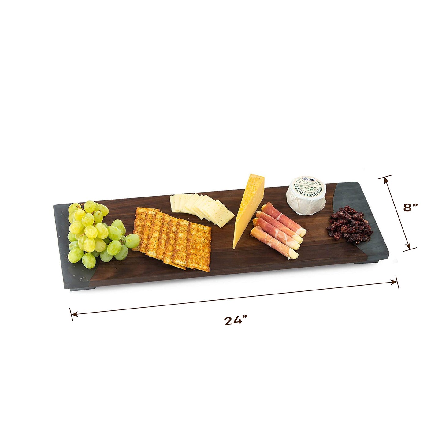 Picnic Plus PSM-558 Ardosia Marble Serving Board - Black