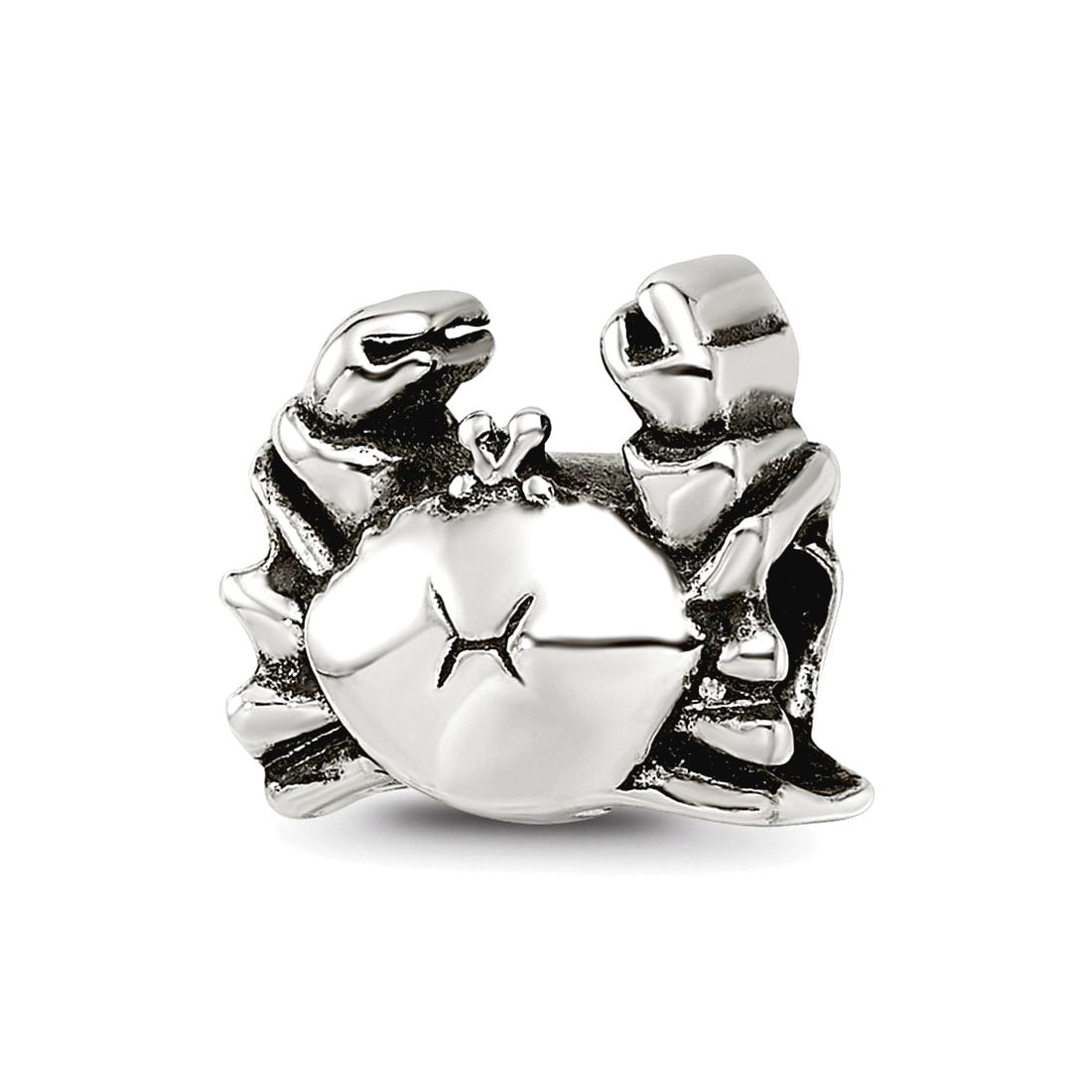 Sterling Silver Reflections Crab Bead