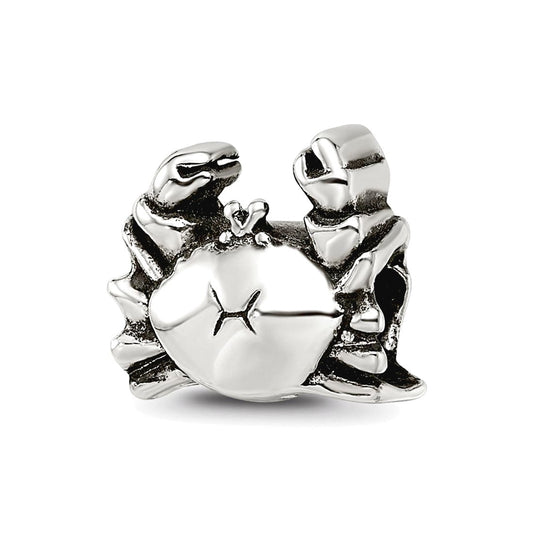 Sterling Silver Reflections Crab Bead
