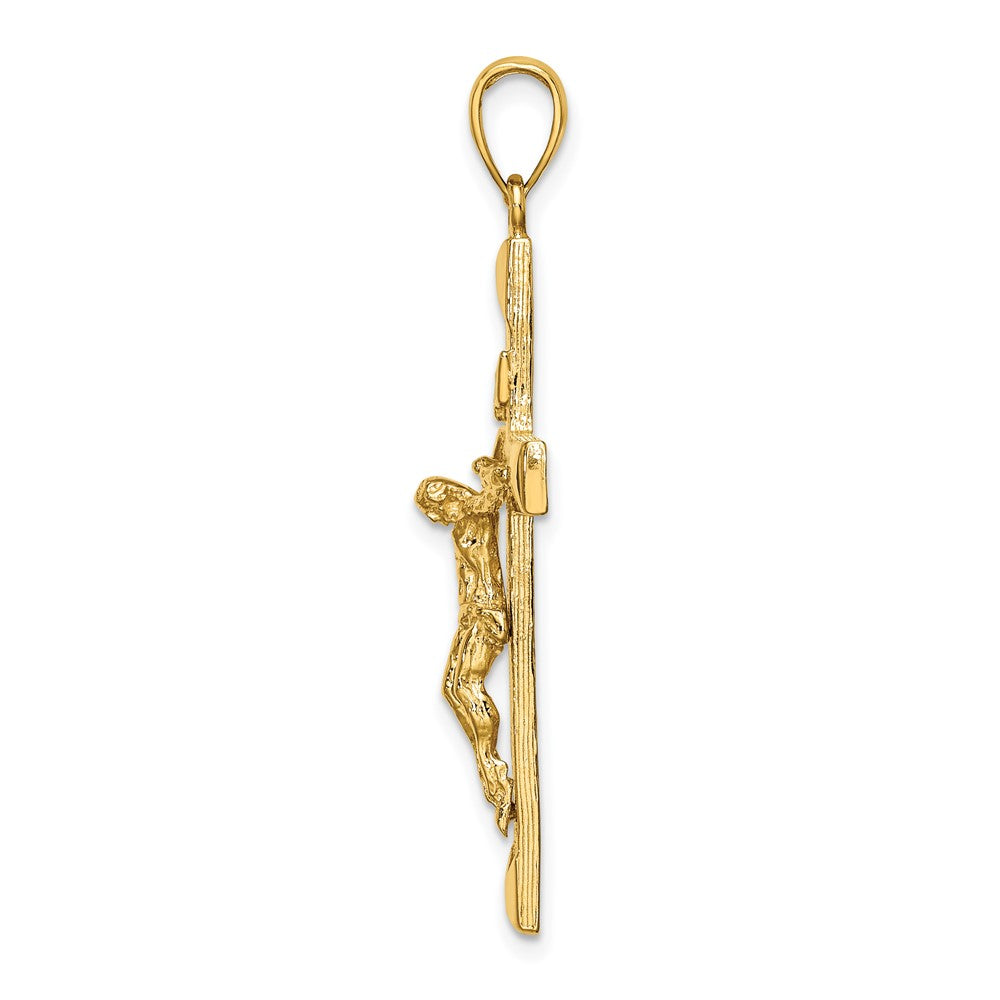 10K Crucifix Charm Yellow Gold