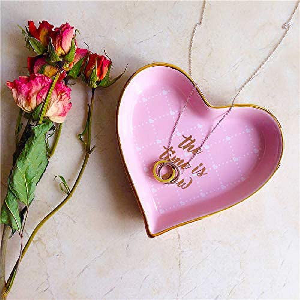 Birthday Cake Ceramic Trinket Plate and Decorative Jewelry Dish