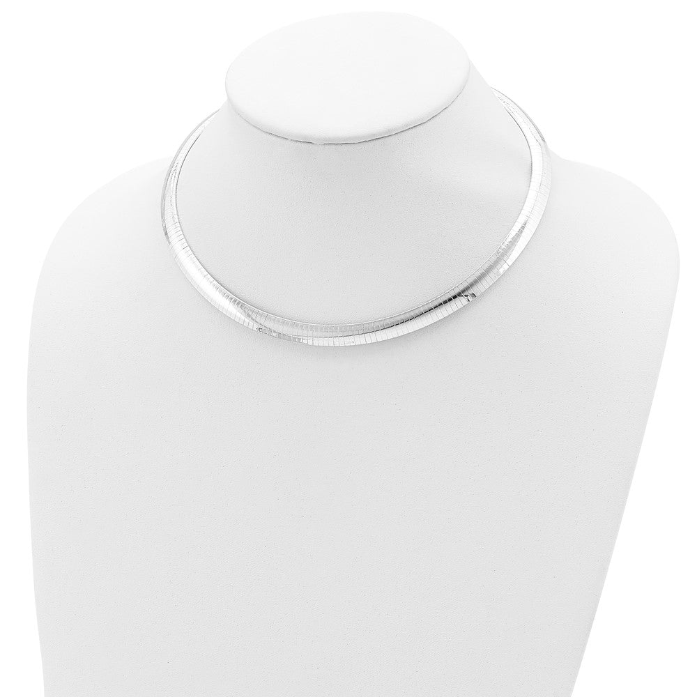 Sterling Silver 8mm Cubetto Necklace 16 Inches