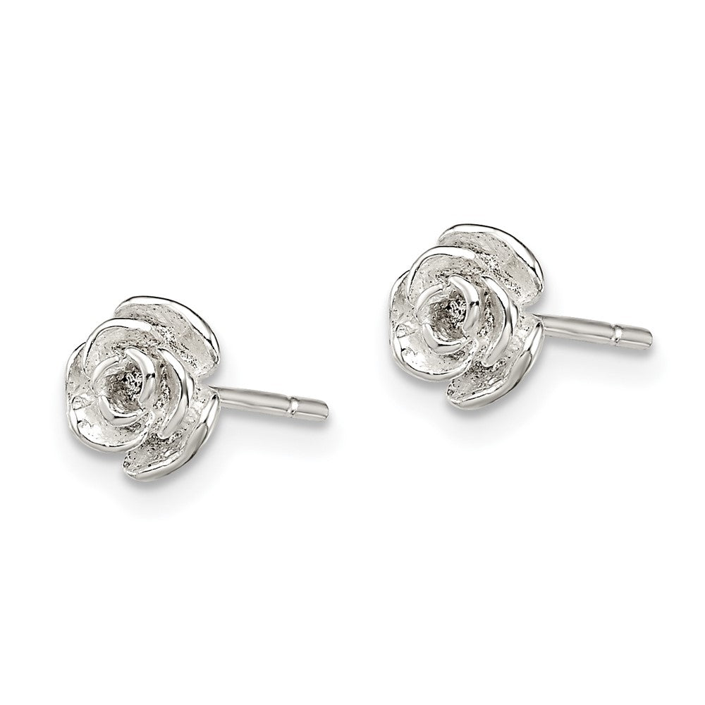 Sterling Shimmer Sterling Silver Rhodium-plated 34 Stone 2.0mm CZ In and Out Round Hinged Hoop Earrings