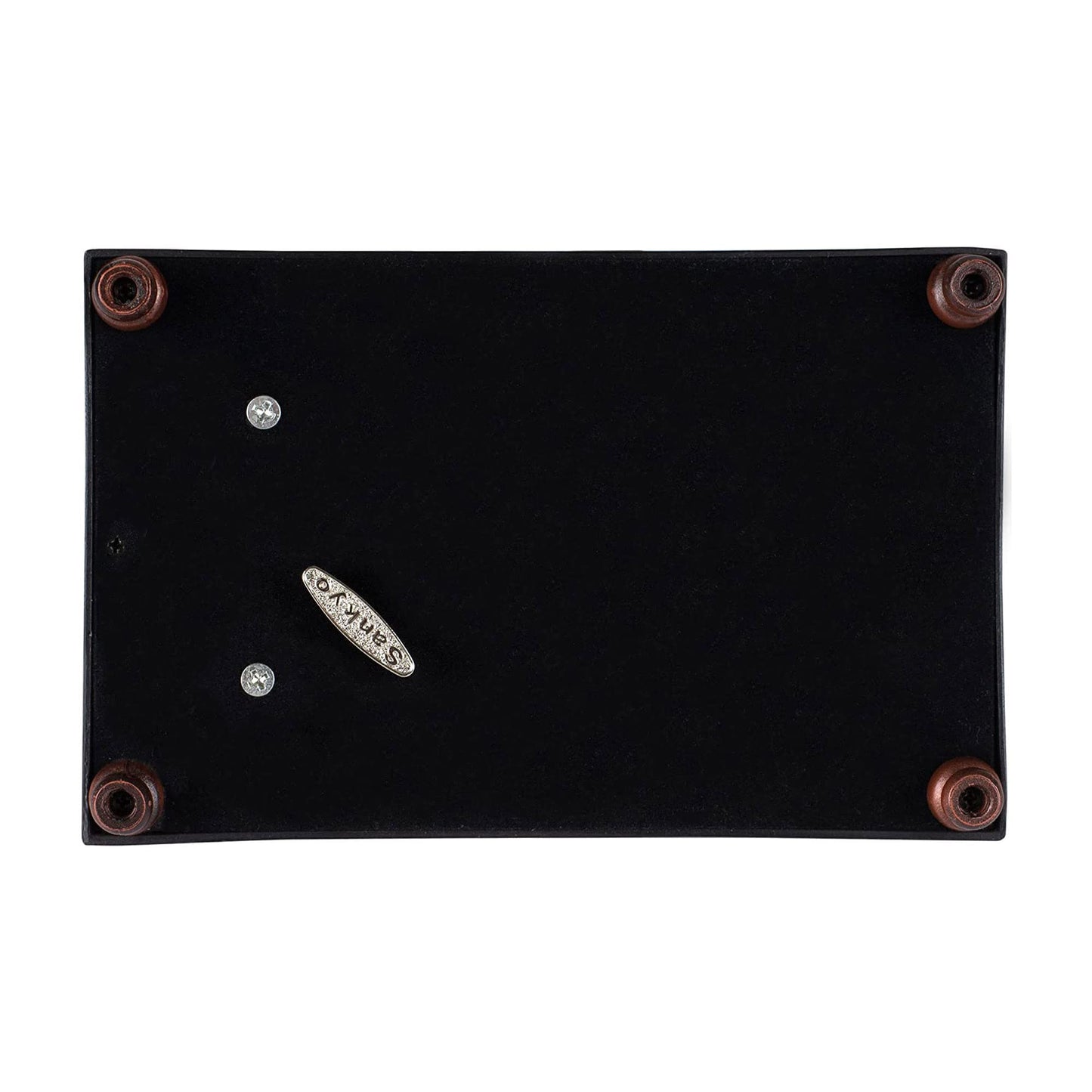 May You Find The Courage Jeweled Woodgrain Jewelry Music Box - Plays Tune Wind Beneath My Wings