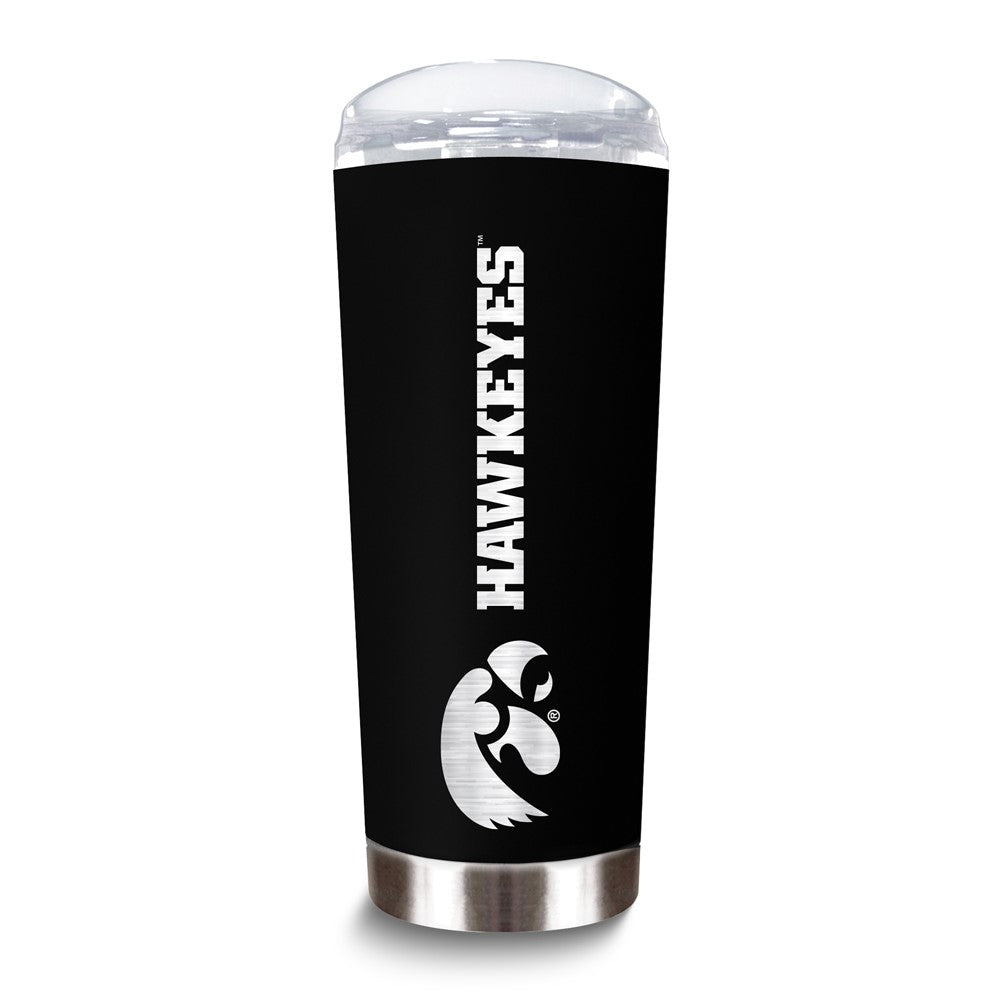 Collegiate University of Iowa Stainless Steel 18 oz. Roadie Tumbler with Lid