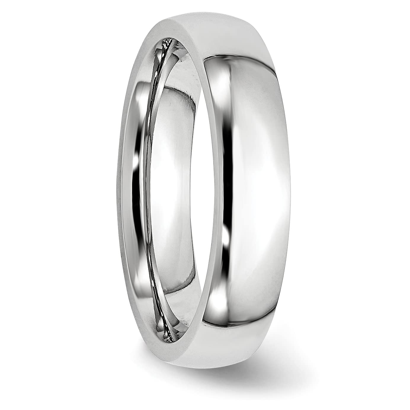 Chisel Cobalt Polished 5mm Half Round Band