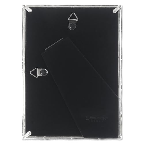 Lawrence Frames Silver Metal Bamboo 5x7 Picture Frame