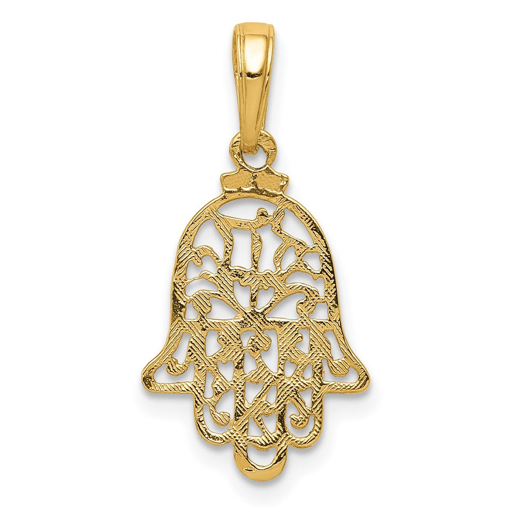 10k Chamseh Pendant Yellow Gold