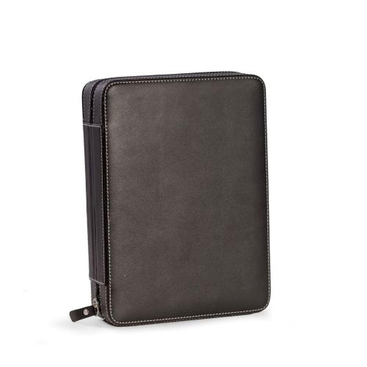 Bey-Berk 8-Watch Storage | Travel Case | Black Leather | BB592BLK