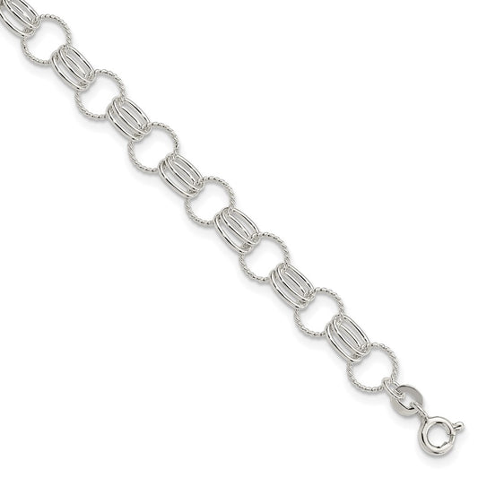 Sterling Silver Bracelet 7.25 inches