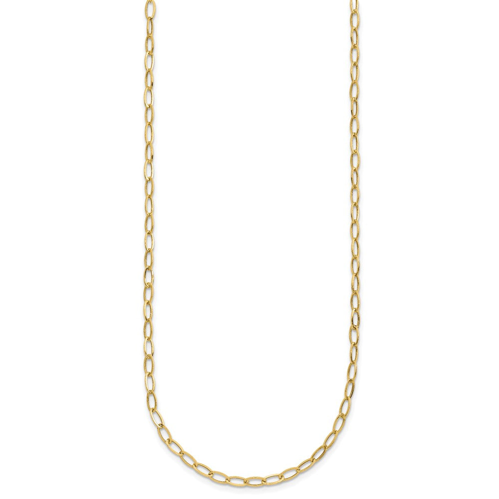 10k Oval Link 18Necklace