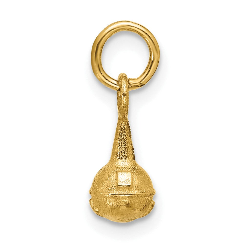 14K Polished Baby Rattle Pendant