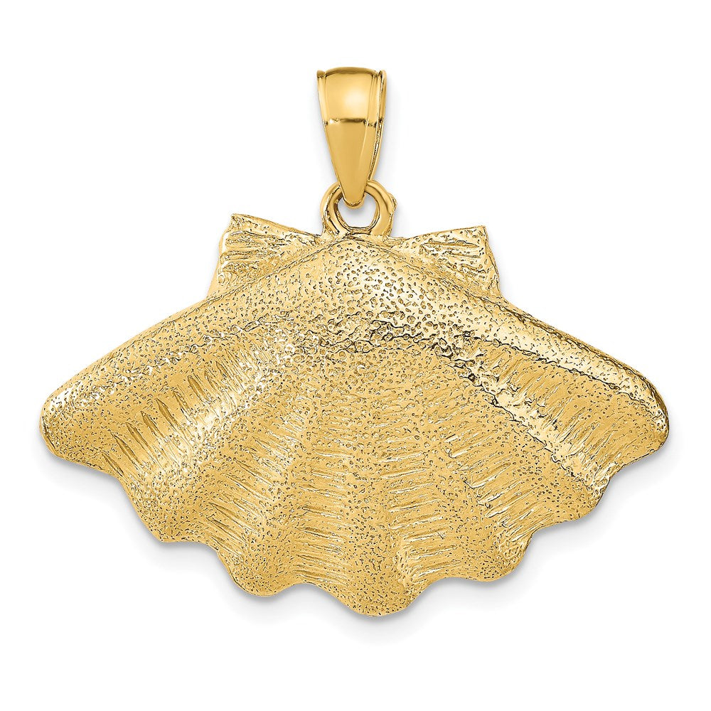 14K Clam Shell Charm
