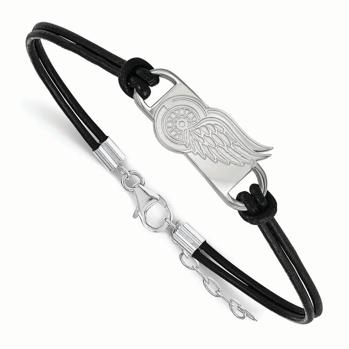 Women's Detroit Red Wings Leather Bracelet