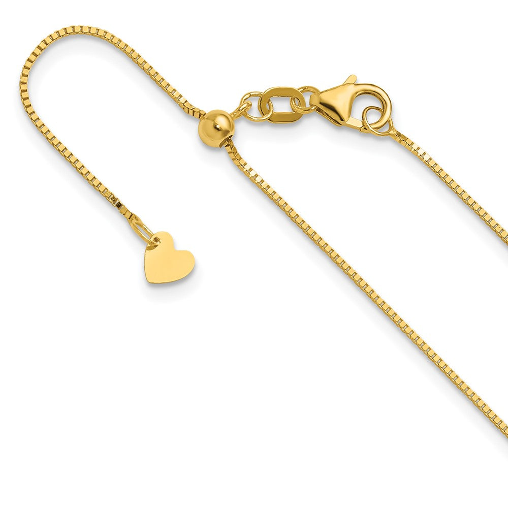 10K Adjustable .7mm Box Chain