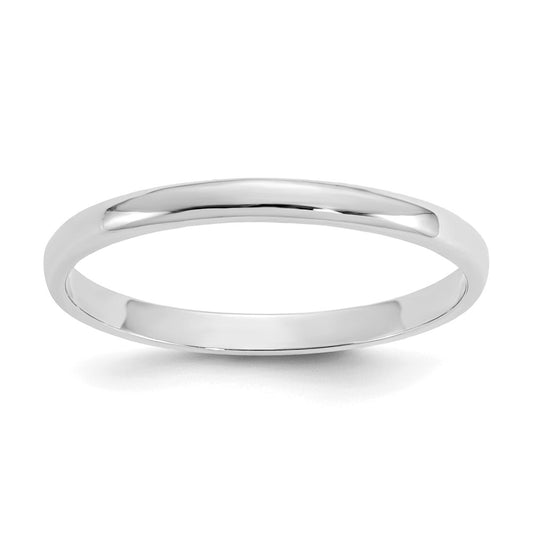 14K White Gold Madi K Polished Ring Size 3