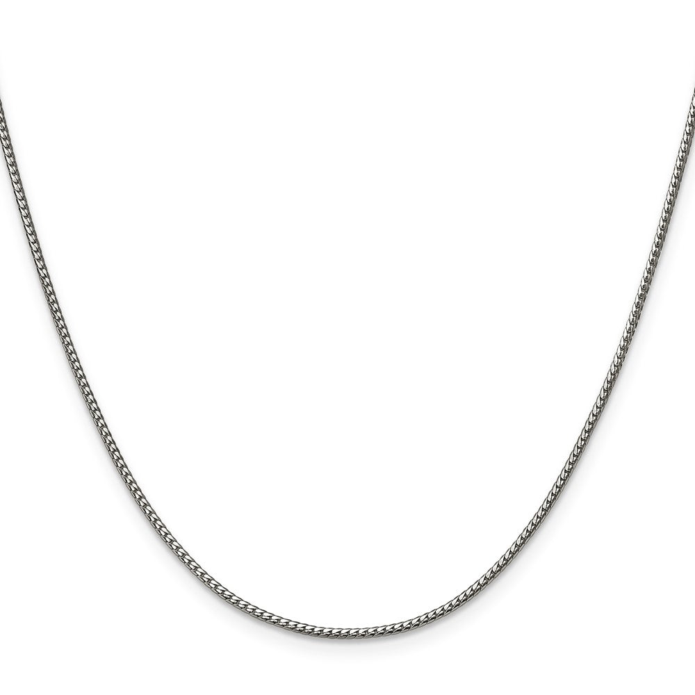 Chisel Stainless Steel Polished 1.5mm 18 inch Flat Curb Link Necklace