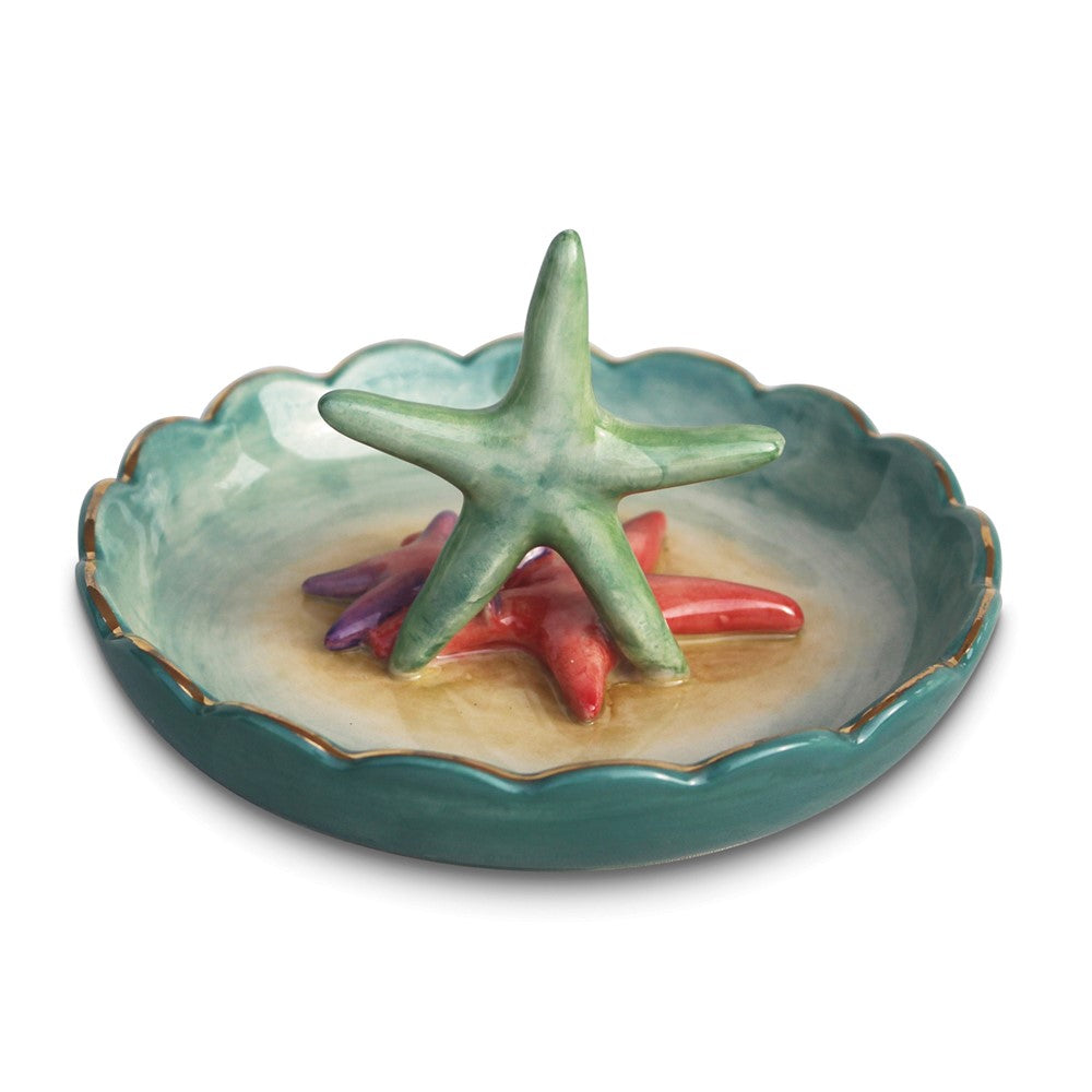 Blue Sky Clayworks Starfish Ceramic Ring Holder