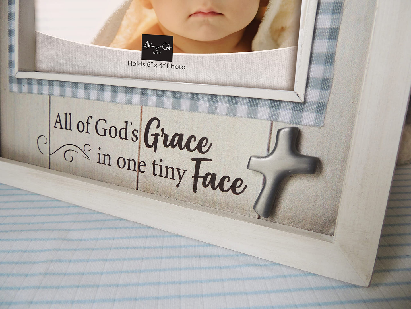 Abbey & CA Gift One Tiny Face Baby Frame W/ Easel Back & Hanger