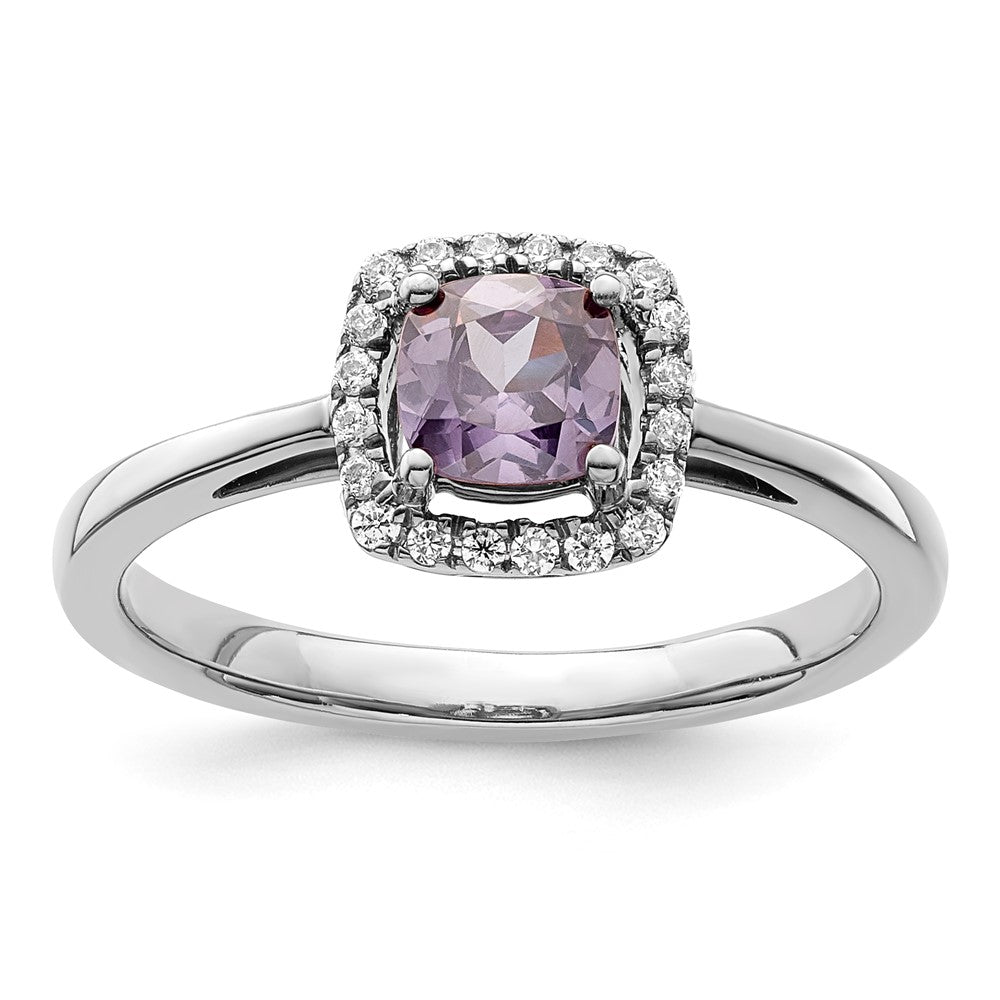 10kw ANT Amethyst and Diamond Ring