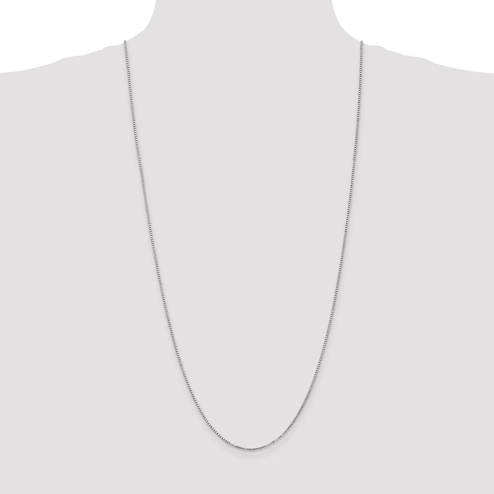 10k WG 1.25mm Box Chain