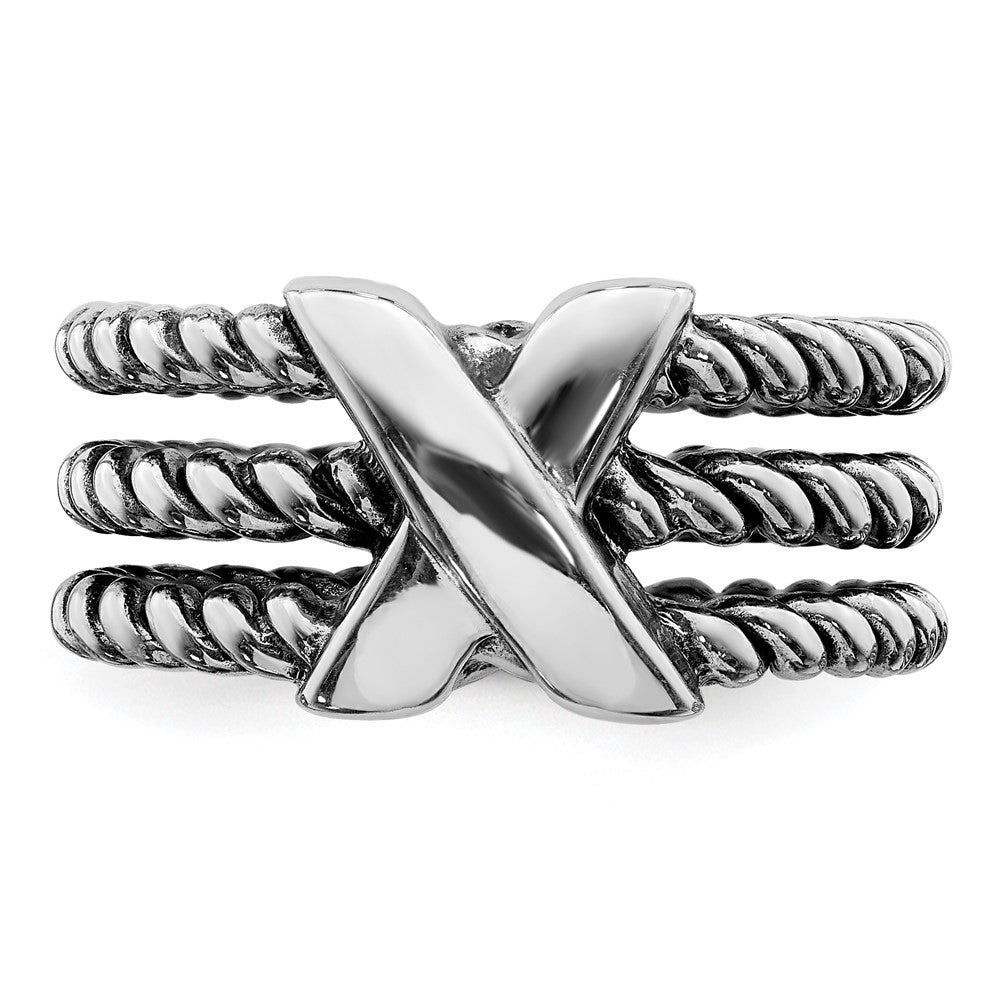 Sterling Silver Oxidized Ring