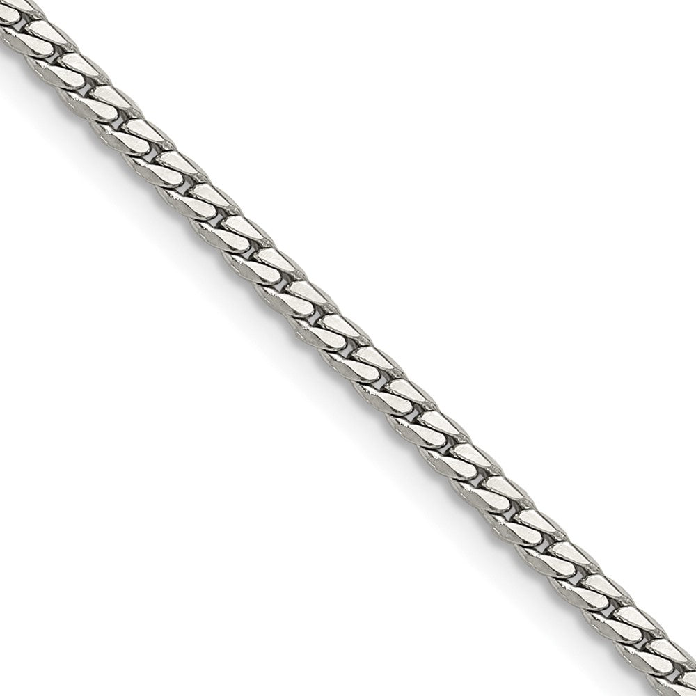 Chisel Stainless Steel Polished 2.5mm 16 inch Curb Chain Necklace