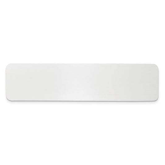 3/4 x 3 Polished Aluminum Single Plate