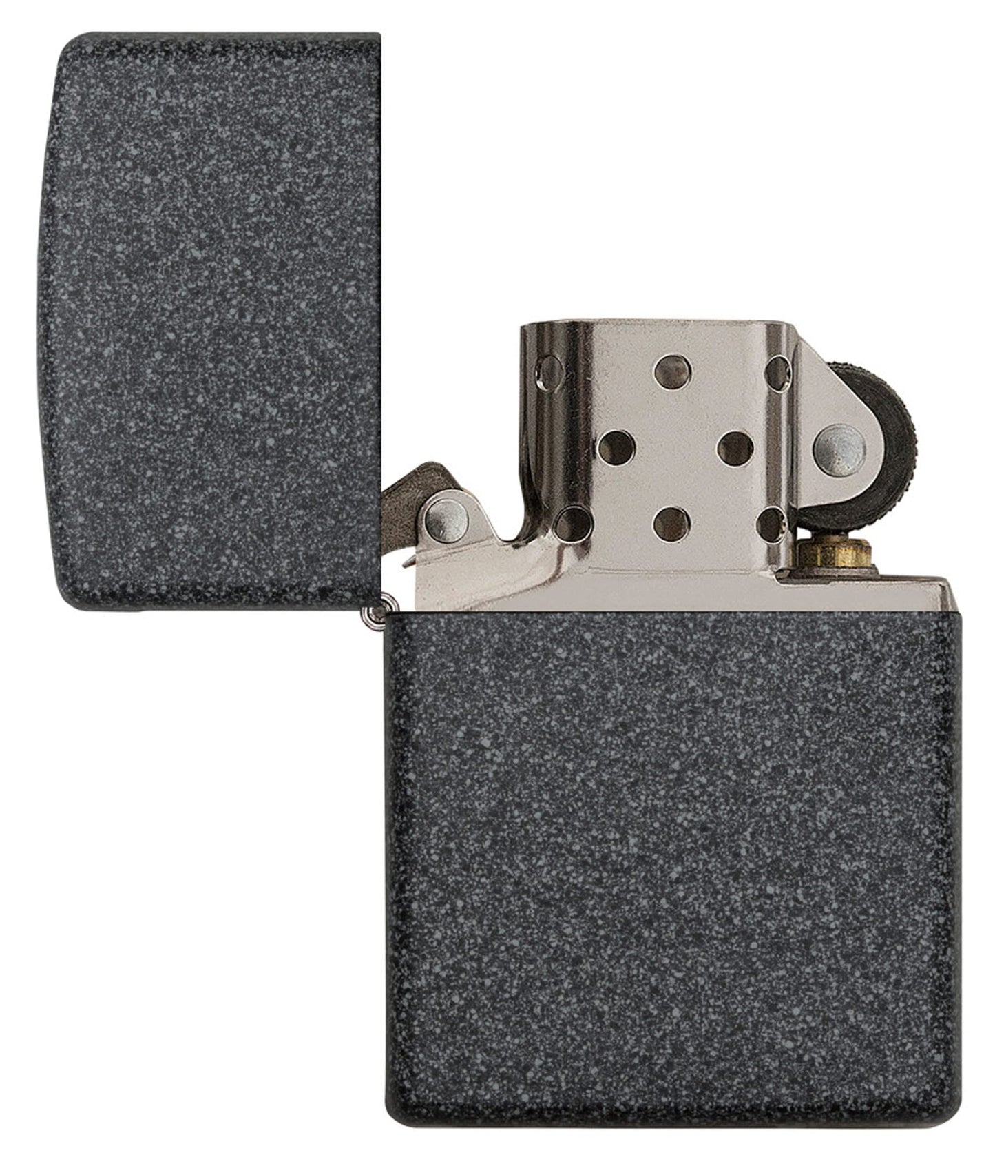 Zippo Classic Iron Stone Metallic Pocket Lighter 211