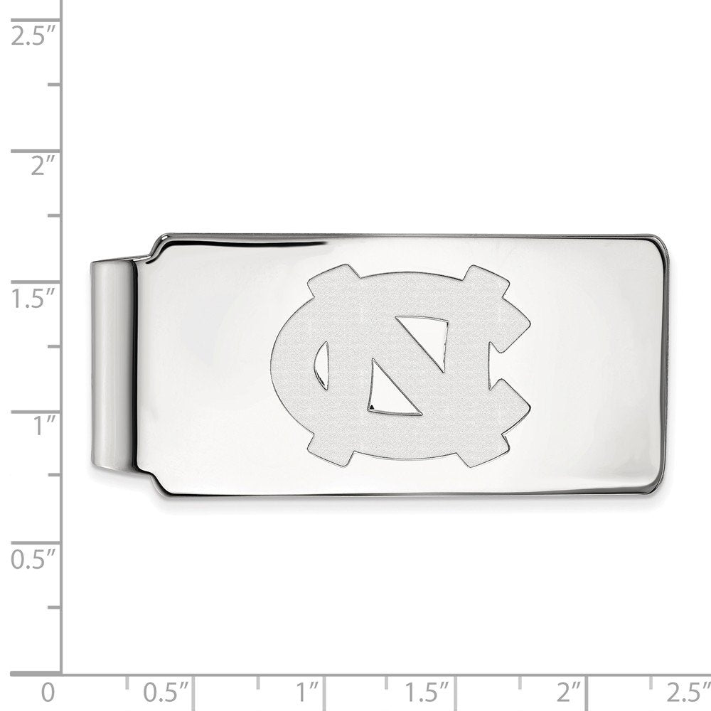 North Carolina Tar Heels Sterling Silver Money Clip