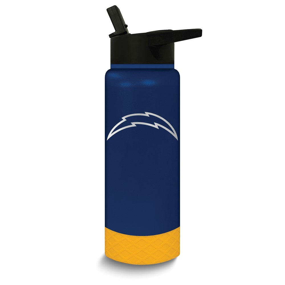 NFL Los Angeles Chargers Stainless Steel Silicone Grip 24 oz. Water Bottle