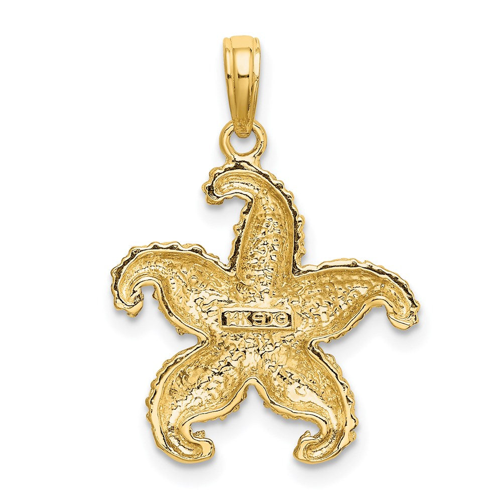 14K Starfish Charm Yellow Gold