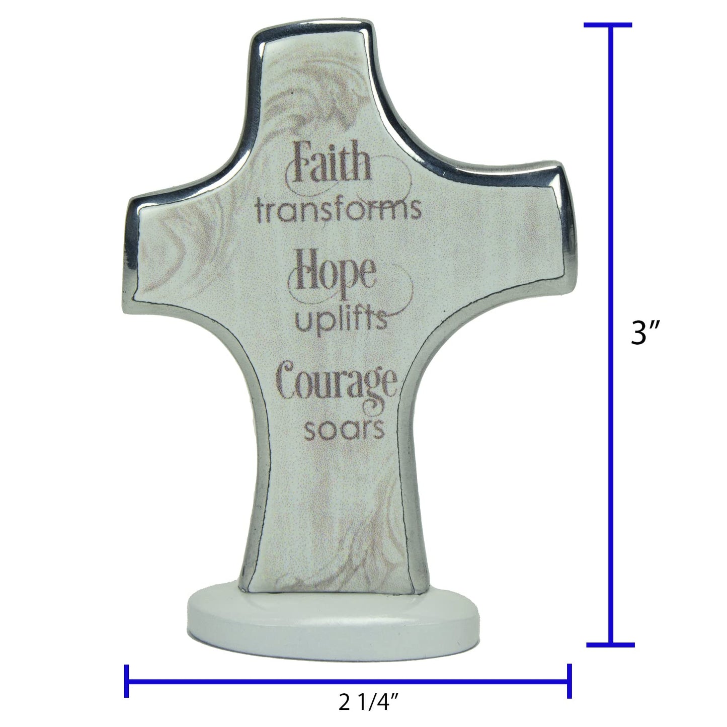 Abbey & CA Gift Faith Transforms Small Artmetal Standing Cross