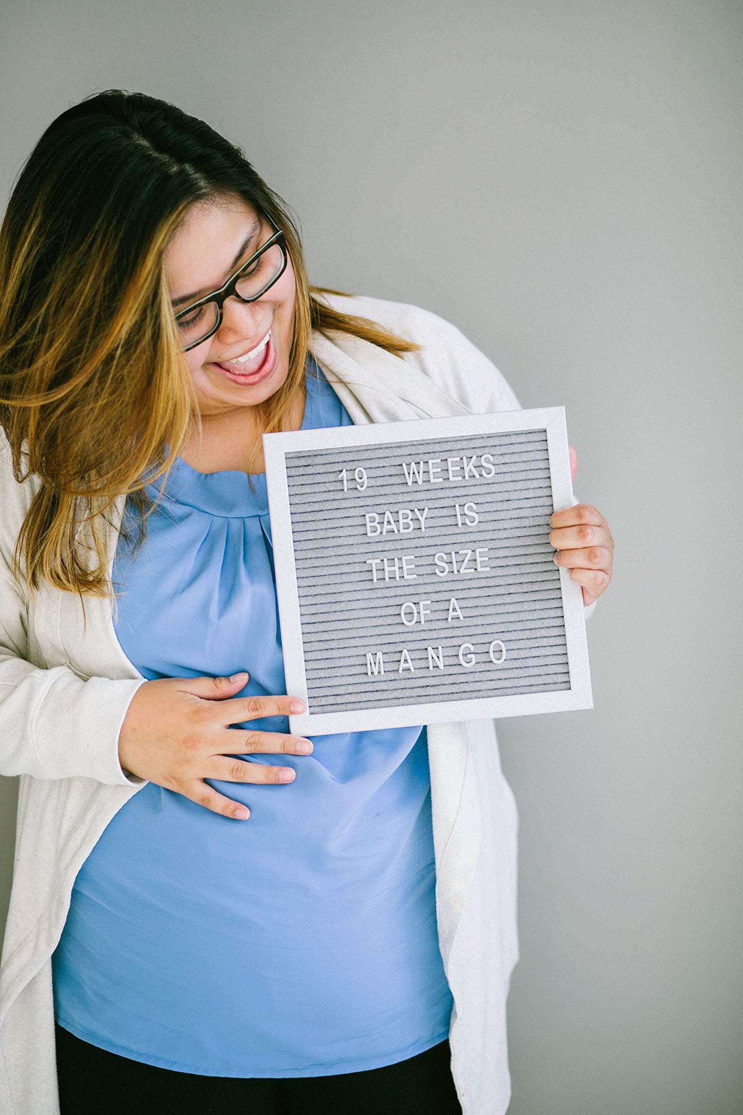 GRAY LETTERBOARD by Pearhead