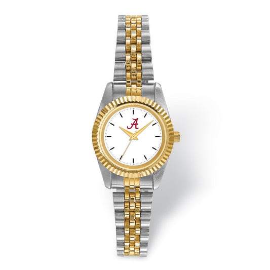 LogoArt University of Alabama Pro Two-tone Ladies Quartz Watch QUAL167