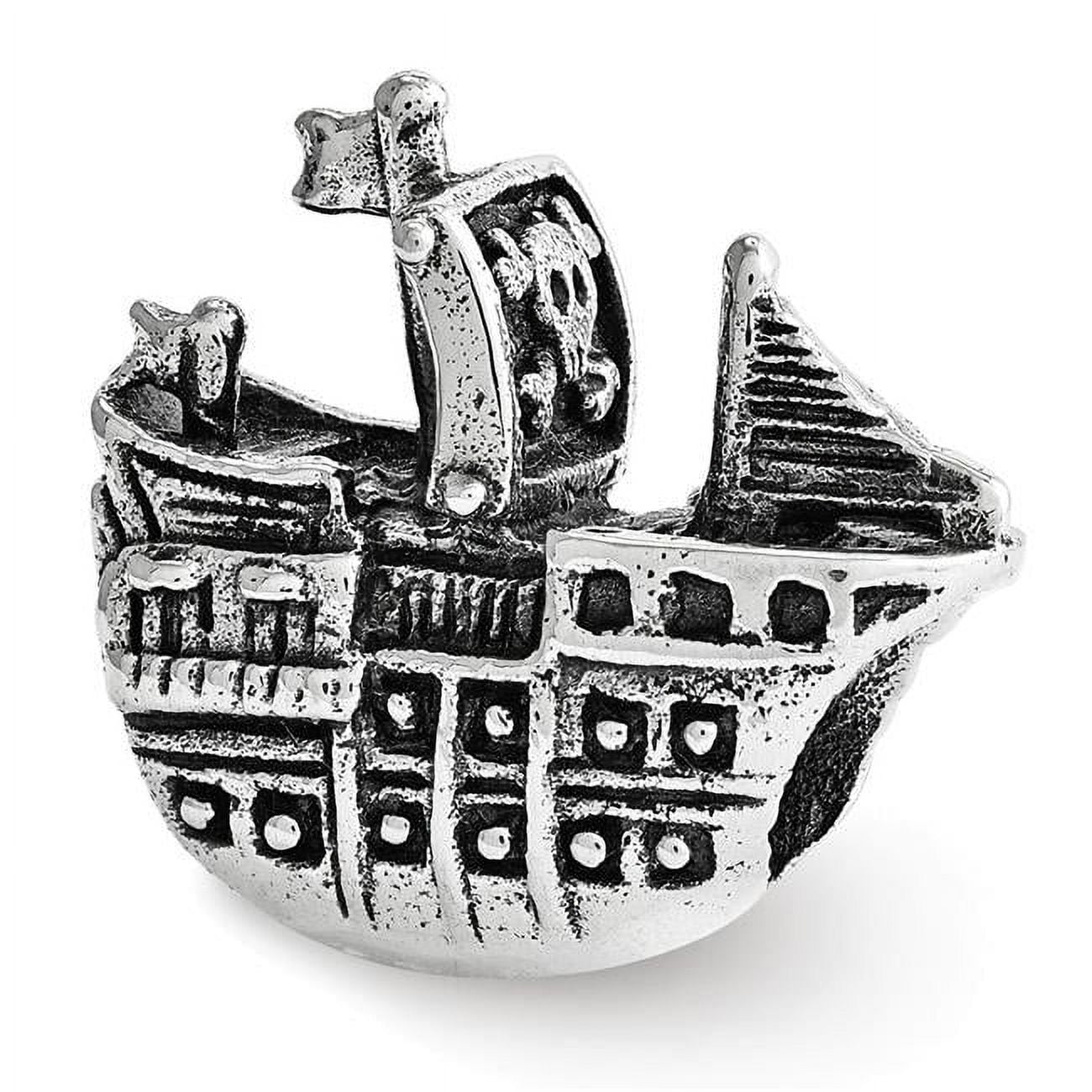 Sterling Silver Reflections Pirate Ship Bead