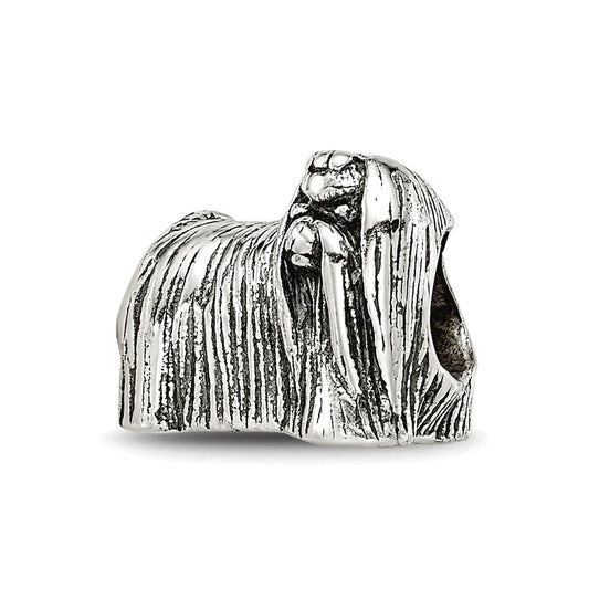 Sterling Silver Reflections Maltese Dog Bead