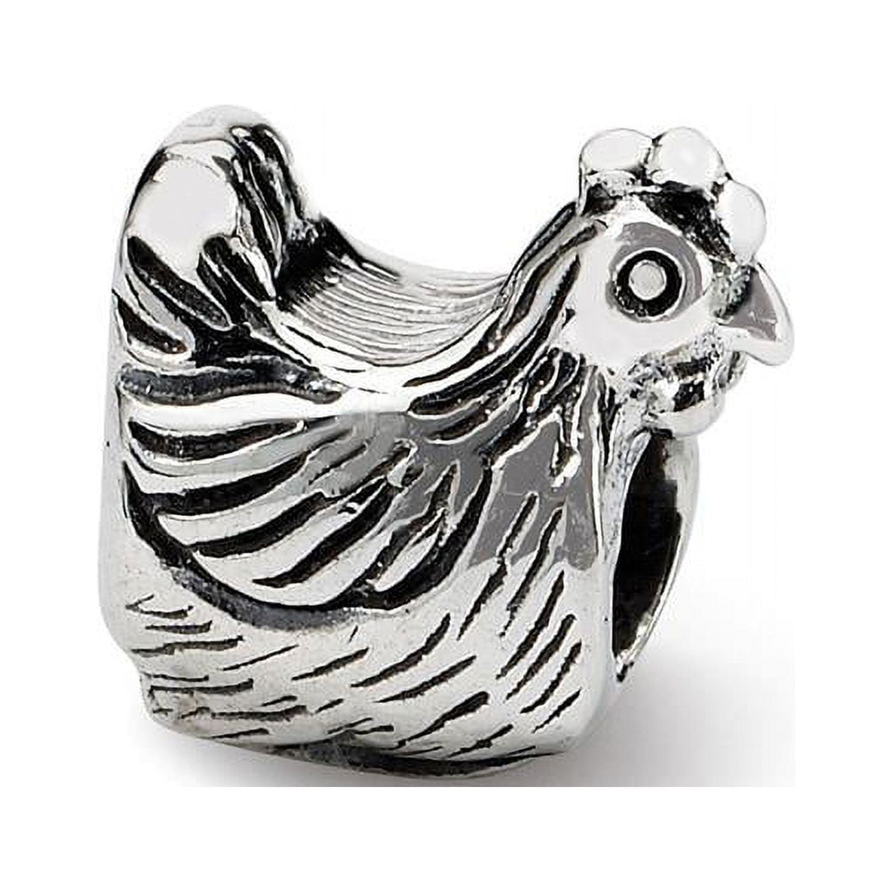 Sterling Silver Reflections Chicken Bead