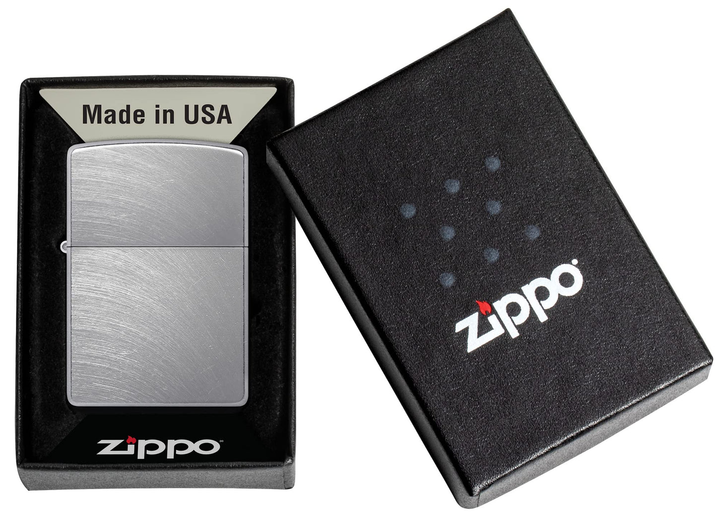 Zippo Chrome Arch Pocket Lighter