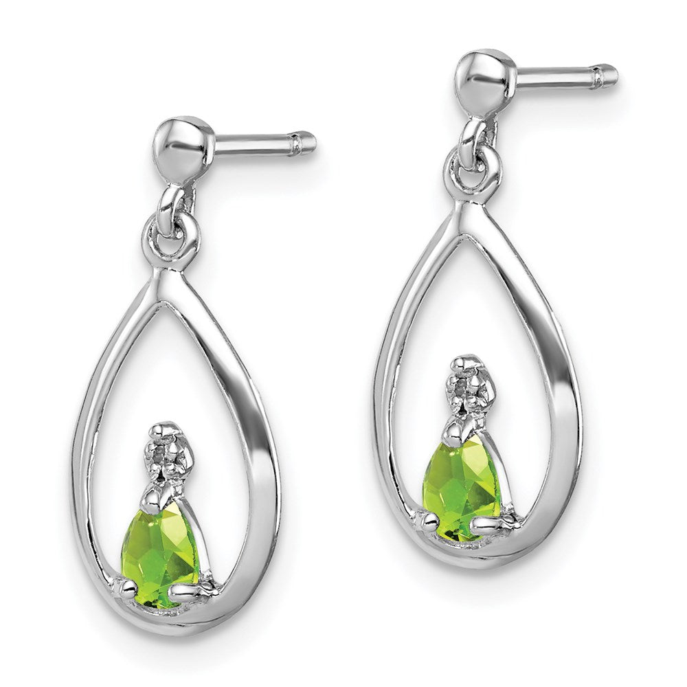 Sterling Silver Polished & Twisted Oval Hoop Earrings