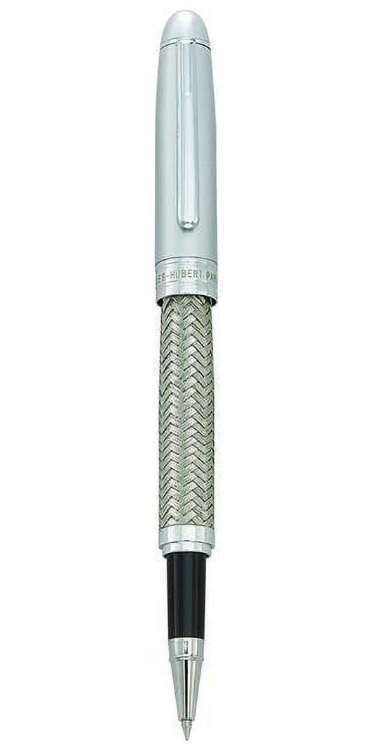 Charles Hubert Silver-tone Mesh Roller Ball Pen GM9186