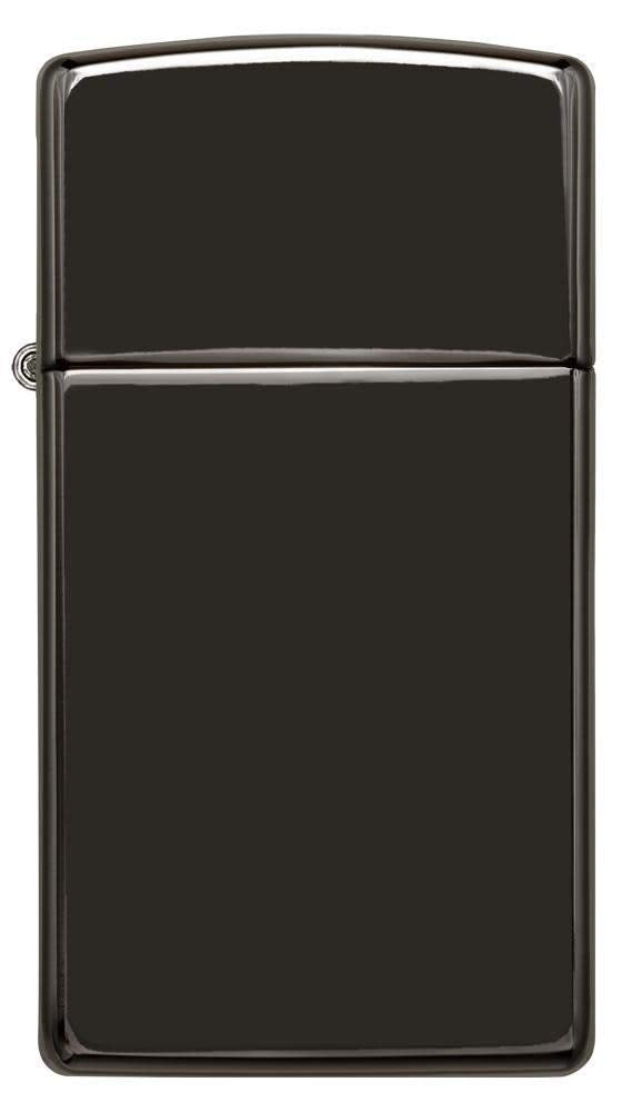 Zippo Slim High Polish Black Pocket Lighter