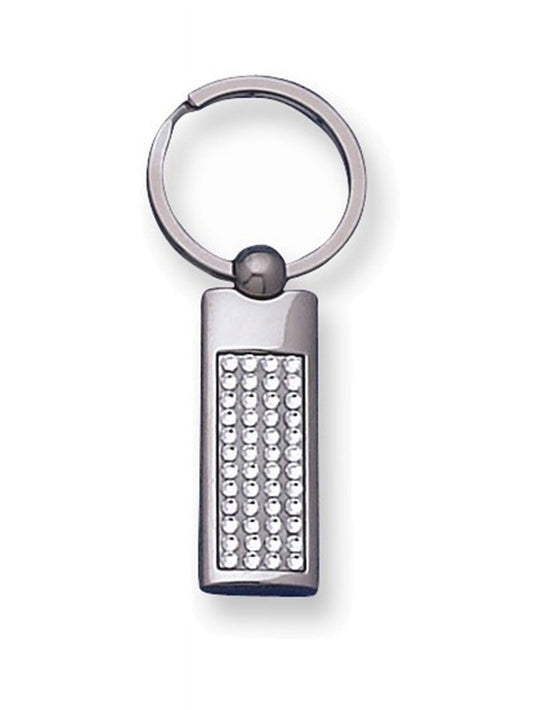 Rectangle Swarovski Crystal Key Ring