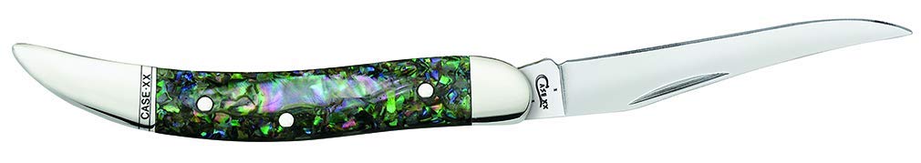 Case XX Knives Genuine Abalone Tiny Toothpick Pocket Knife