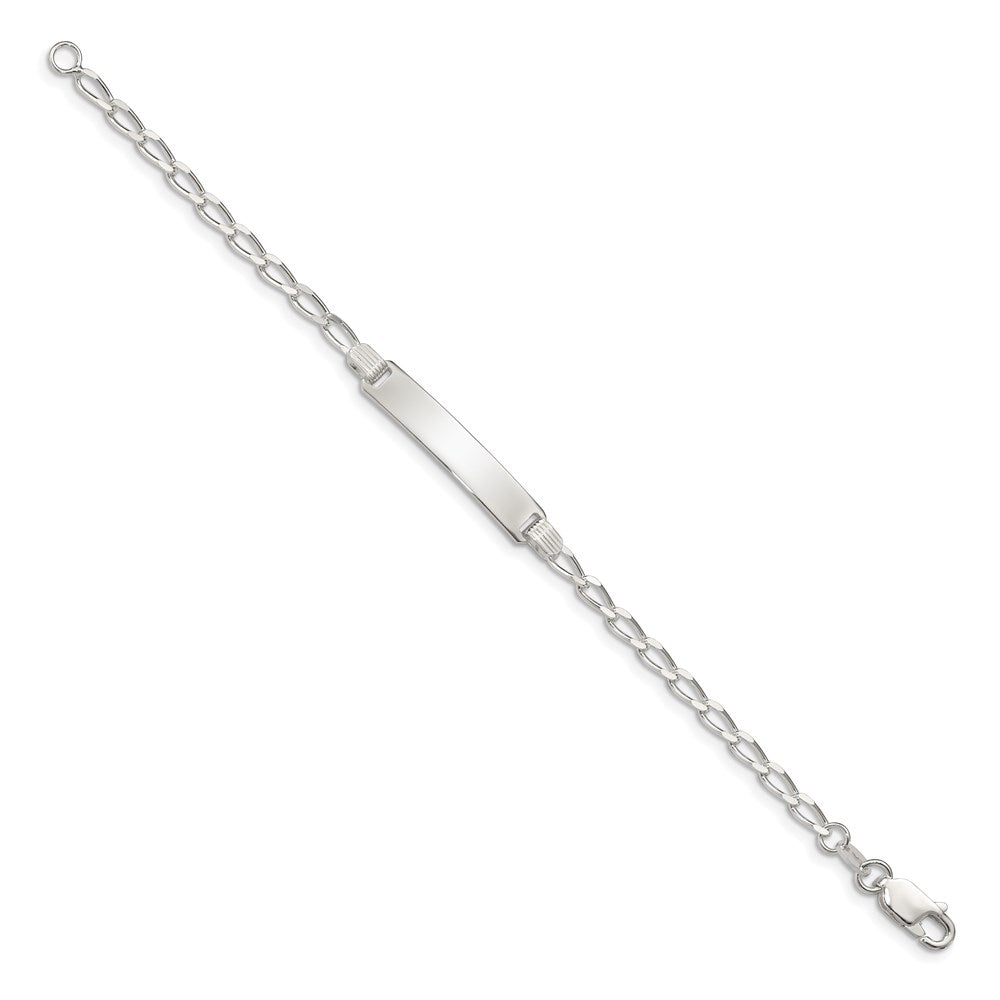 Sterling Silver Children's ID Bracelet 6 inches