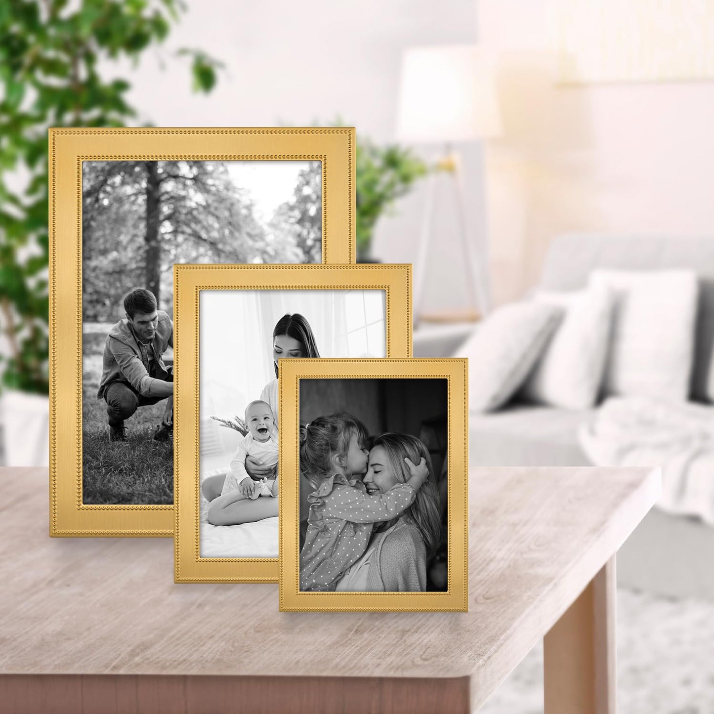 Siena Beaded Frame Gold 8x10