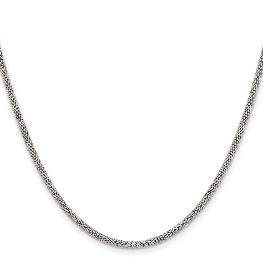 Stainless Steel Polished 2.5mm 24in Bismark Chain