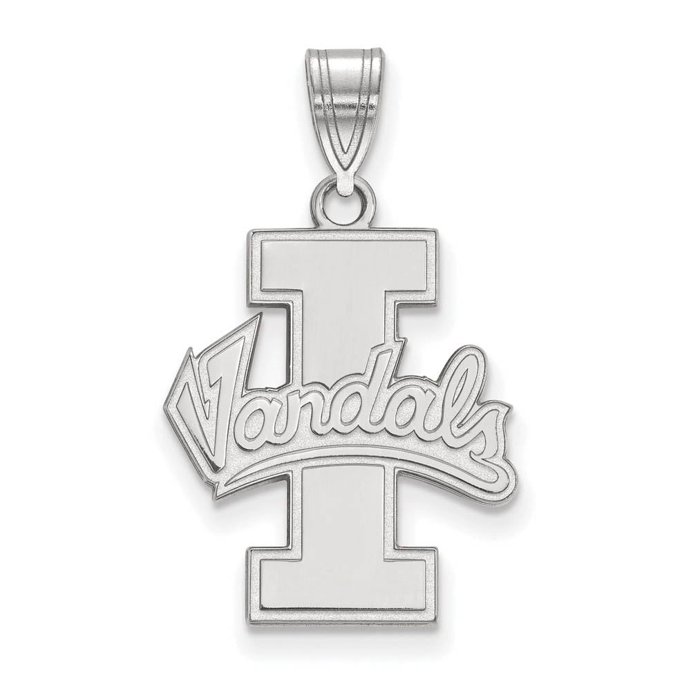 Sterling Silver LogoArt Official Licensed Collegiate University of Idaho (UI) Large Pendant